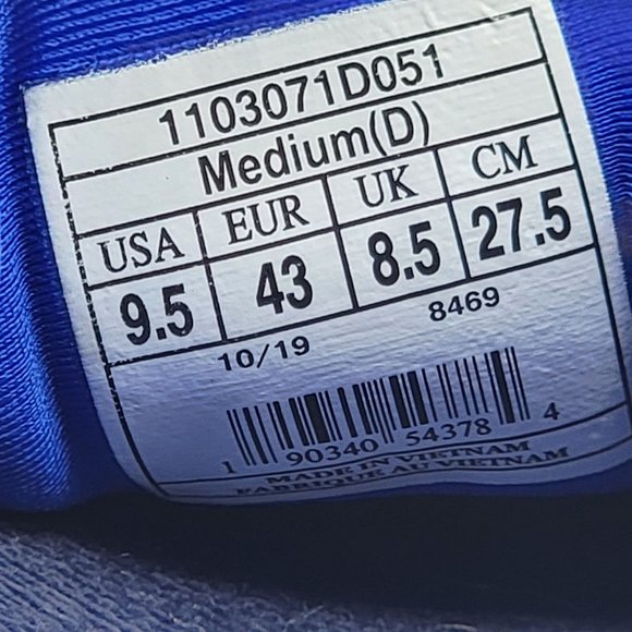 Brooks Adrenaline GTS 20 Mens 9.5 Gray Blue Running Shoes Sneakers 1103071D051 main image 11